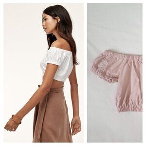 WILFRED | Aritzia Adelisa T-Shirt Crop Top | Sz.XS